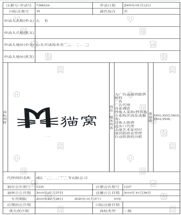 阿里巴巴注册”猫窝“为哪般？京东的”狗窝“商标还注册吗？